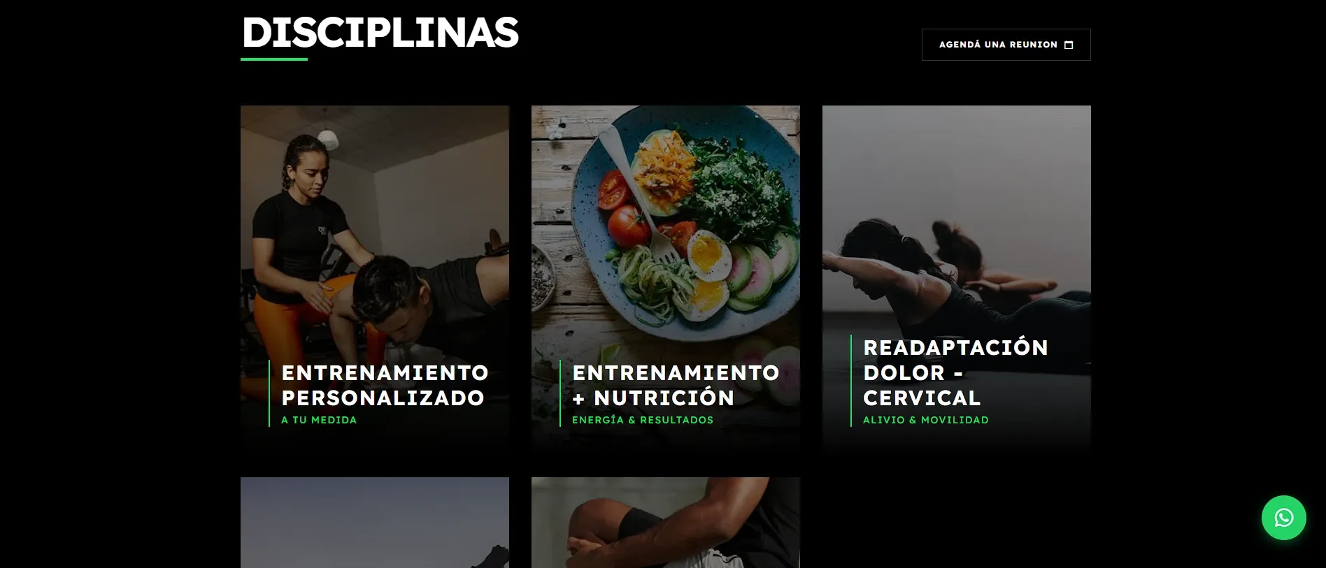 Captura 4 de Landing page a Moove Tandil