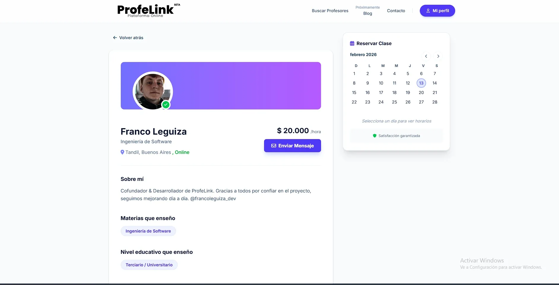 Captura 2 de Profelink (SaaS)