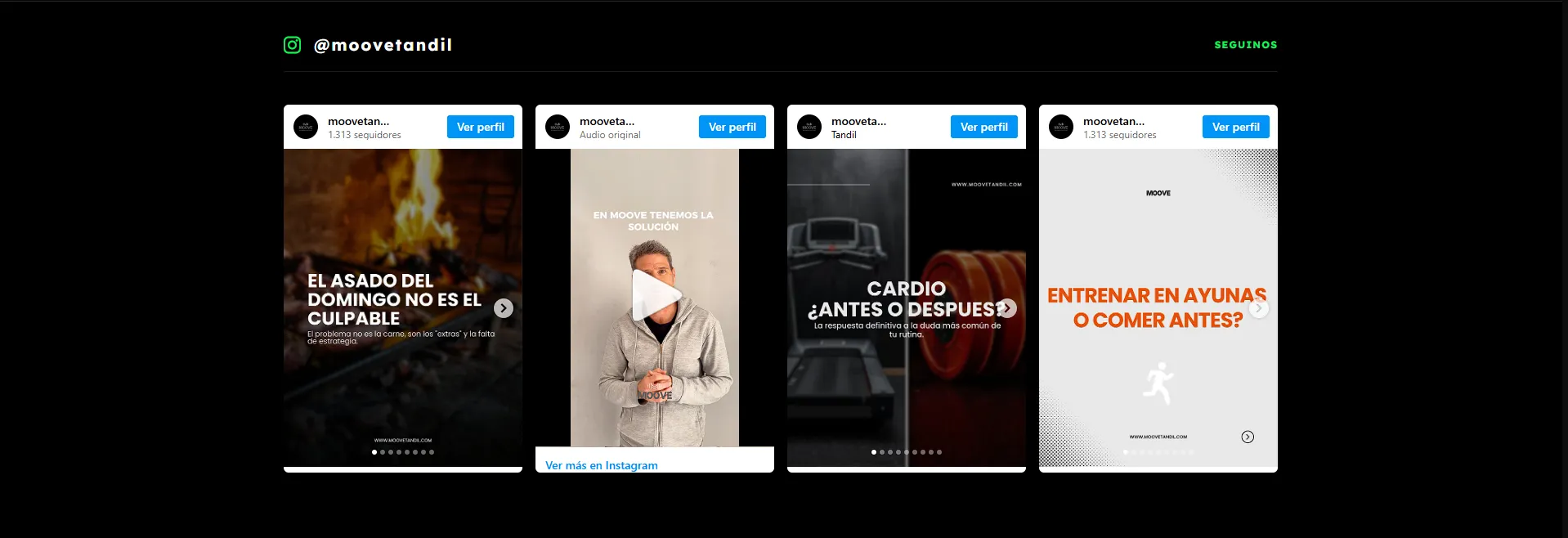Captura 5 de Landing page a Moove Tandil